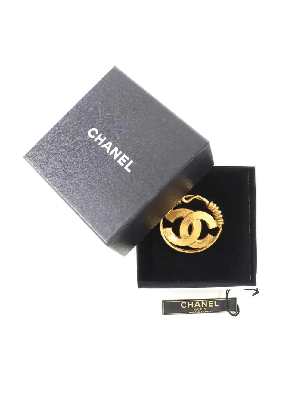 Chanel Cc Logo Brooch Metal #250074C10B